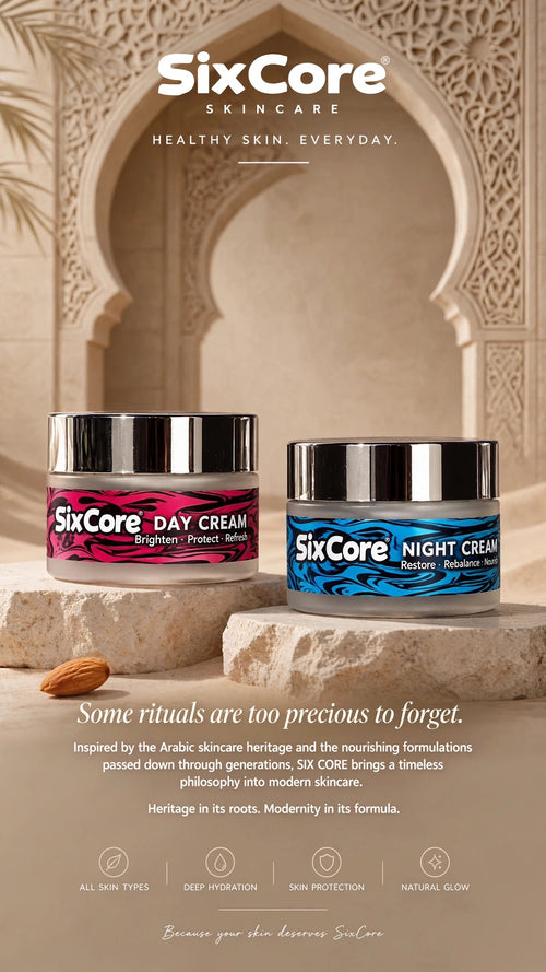 SixCore Day & Night Cream Combo – Brighten, Protect, Restore & Nourish